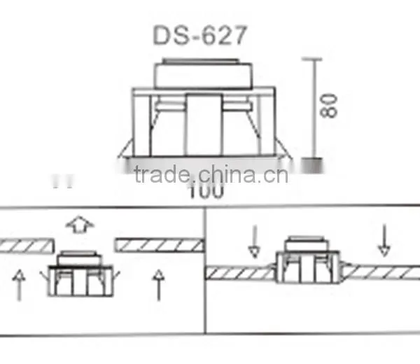 DS-627 Series Mini Full-range Hi-fi Aluminum Ceiling Speaker photo-4