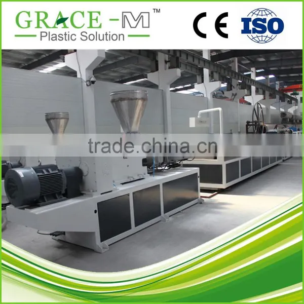 Cost Saving PE Wood Plastic Extrusion Wpc Line photo-2