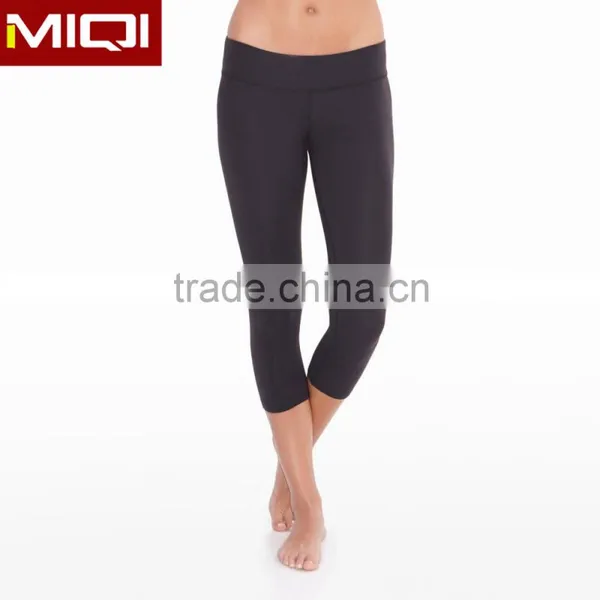 2016 Custom Sport Apparel in Premium SUPPLEX for Women Capris Yoga Pants Quality Choice photo-2