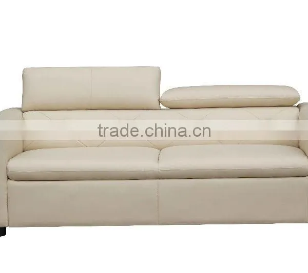 Latest Style Modern Leather Adjustable Folding Sofa Bed photo-2