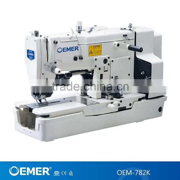 OEM-782K High Speed Straight Button Holing Industrial Sewing Machine(in Various Knit Fabric Clothing)