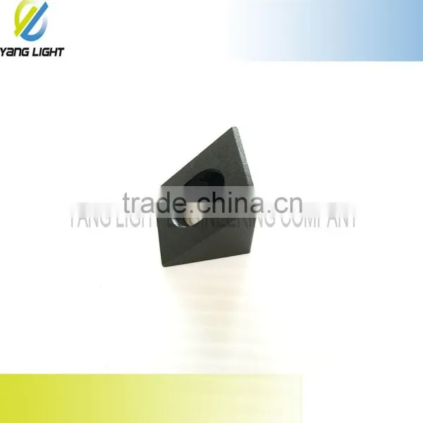 Made in Taiwan CNC Modules Corner Connector Angle Triangle Aluminium Anodizing Aluminium Angle Corner photo-3