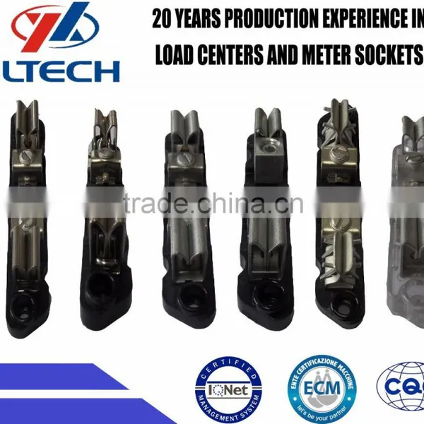 High Qualtity 100A Long Steel Basbar Steel Terminal Single Phase Meter Socket Inner Part photo-4