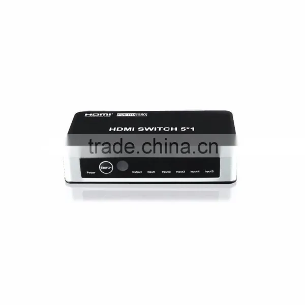 Used Laptop Hdmi 5 Port IR Remote Control Switch 5x1 Hdmi Switch photo-2