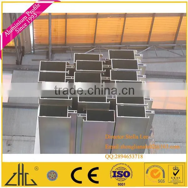Wow!! Aluminium Profile for Curtain Wall, Office Partition, Window and Door, Furniture Frame/ Brushing Aluminium Kitchen Profile photo-3