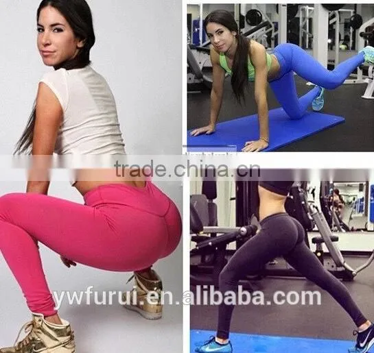 The New 2016 Wholesale Fashion Sexy Spot Goods Gym Wear Jogger Legging Yoga Pants photo-5