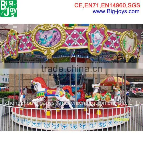 Attracting Animal Design Kiddie Rides Carousel; Cheap Kiddie Carousel Horse Ride, Electric Kiddie Ride On Carousel photo-2