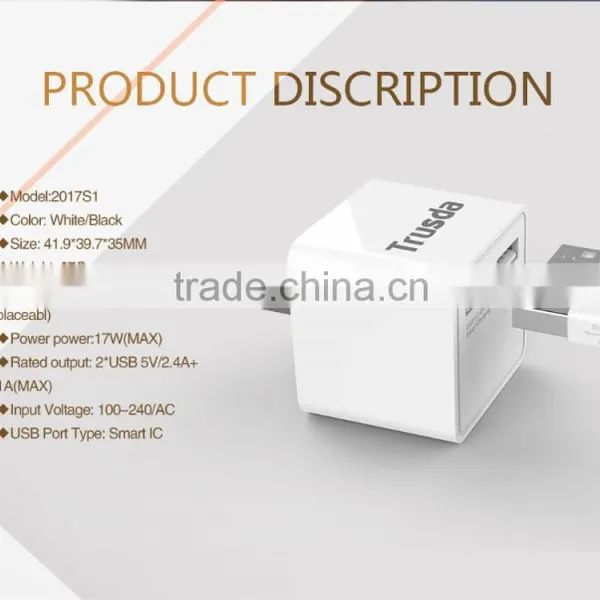 2016 USB 5V 3.4A 17W AC Adapter USB Wall Charger With 2 Port USB Charger 3C PSE FCC UL photo-6