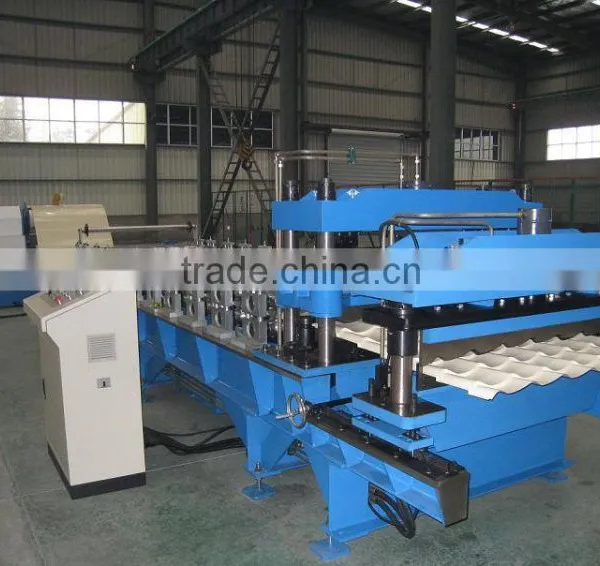 Steel Structural Step Tile Roof Roll Forming Machine Tile Making Machine photo-6