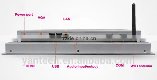 IP65 Front Panel 19inch Industrial Touch Computer With Whole Aluminum Alloy Casing photo-6