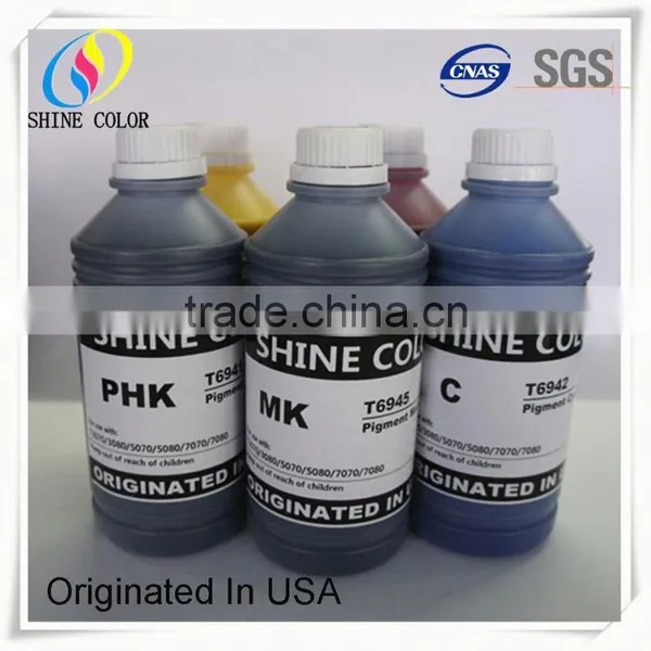Compatible Inkjet Pigment Ink For Epson T3000 T5000 T7000 In 700ML photo-3