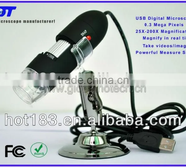 Popular 200 Portable USB Digital Microscope