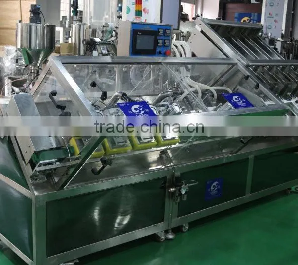 Full-automatic Facial Mask Plastic Bag Filling Sealing Machine photo-2