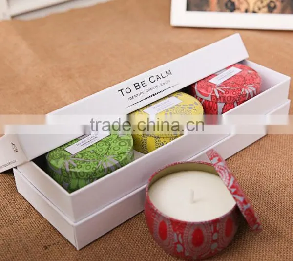Elegant Fashion Pure Soy Candle in Exquisite Box photo-2