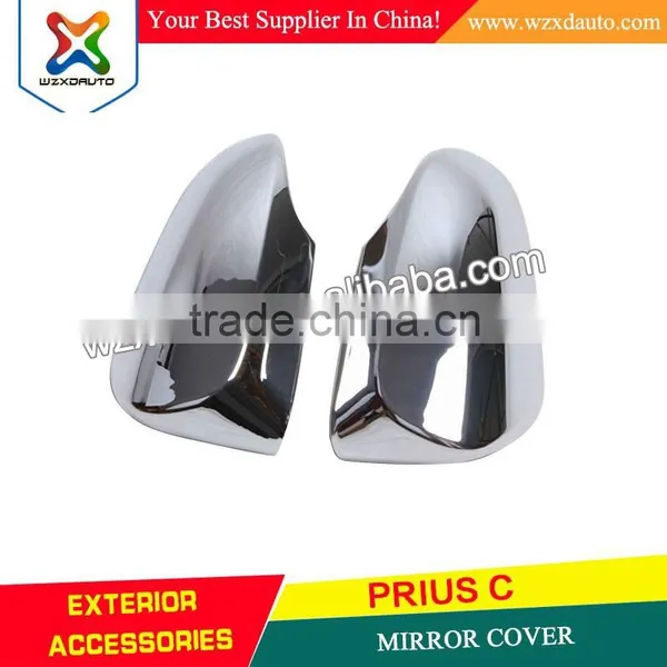 TOYOTA PRIUS C SIDE MIRROR COVER ABS CHROME CAR ACCESSORIES SIDE MIRROR FOR TOYOTA PRIUS C
