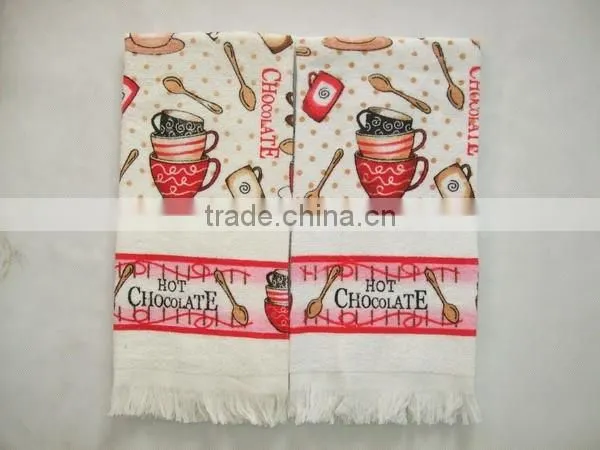 Pigment Printing Cotton Kitchen Towel Home Textile Cooling Towel Wholesale Free Sample photo-2