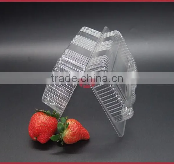 BOPS Eco-Friendly Disposable Plastic Food Packaging Box for Fresh Sushi Cake,etc. photo-5