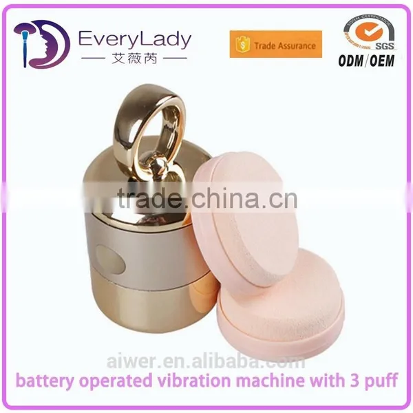EveryLady High Quality Custom Powder Case With Puff photo-3