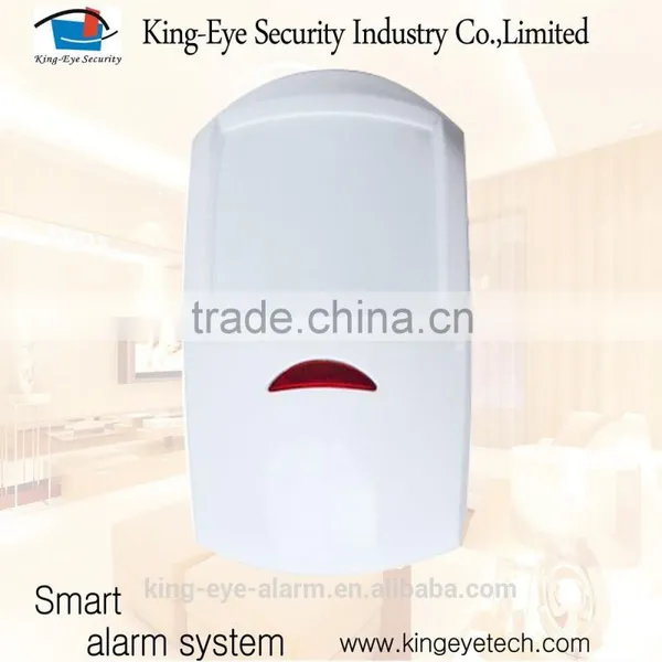 2016 New Design Yellow Touch LCD Arm/disarm Delay CE Approved Wireless Burglar Alarm photo-3
