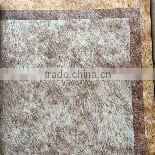 Good Selling New Design Fake Fur Vinyl Wallpaper photo-5