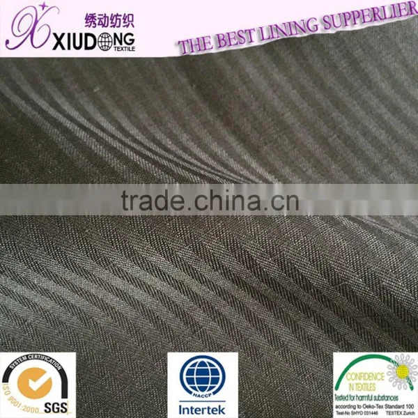 100%poly Herringbone Fabric for Pocket and Lining photo-3