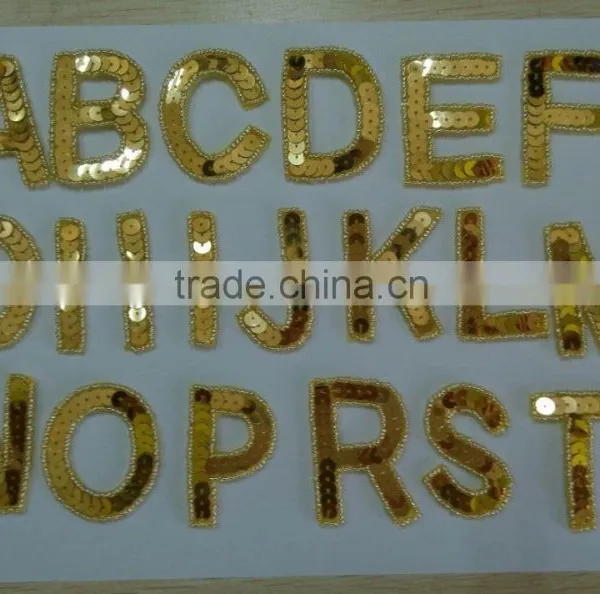Popaular Alphabet Letter Appliques