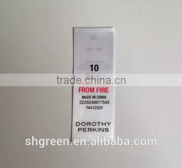 Mitre Fold Surcoat Neckline Printing Label photo-6