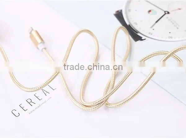 Lighting Usb Cable Nylon Woven USB Cable for I6 Phone Accessory Cable photo-3