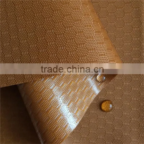 Outdoor Waterproof Bag Fabric TPU Laminated 420D Nylon Honeycomb Fabric With PU Coated