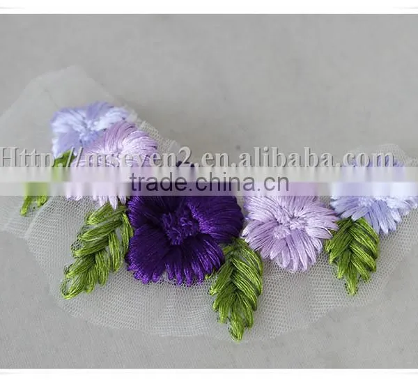 Excellent Quality New Products Beautiful Cord Crochet Flower Appliques Collar photo-4