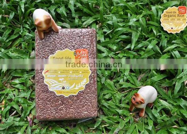 Natural Red Jasmine Rice Organic Grain Rice Healthy Food Good For Health And Beauty Pack in Vacuum Bag By Mae-Mae photo-2
