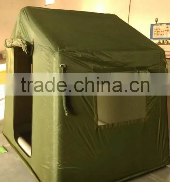 Waterproof Polyester PVC Steel Ridged Frame Combat Field Military Tent photo-2