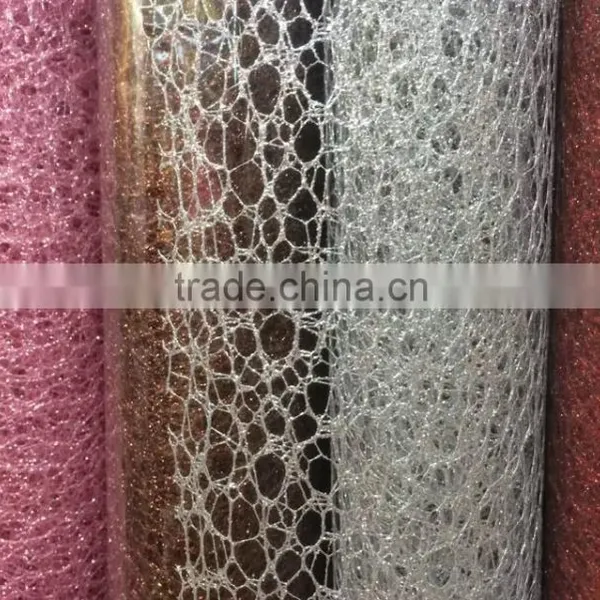 Beautiful Brilliant Mesh Fabric Packing Material photo-2