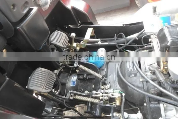 2 Ton Tcm Forklift Manual Dealers With Side Shift Fork and Three Meters Mast photo-5