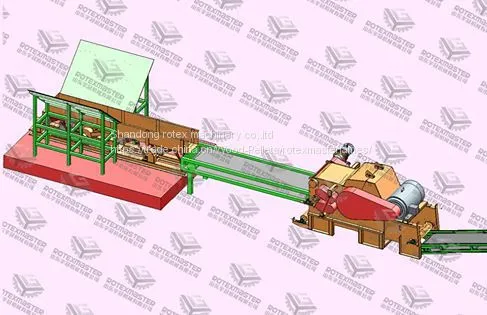 Traditional Wood Chipper Machine