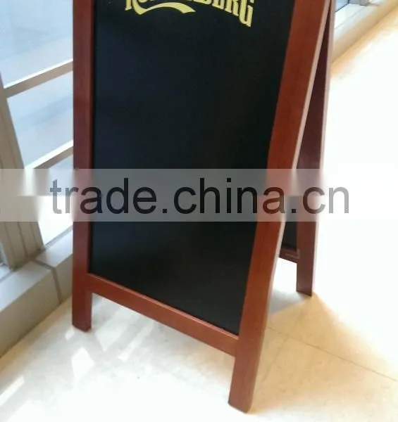 Wooden a Frame Folding Floor Stand Chalkboard photo-5