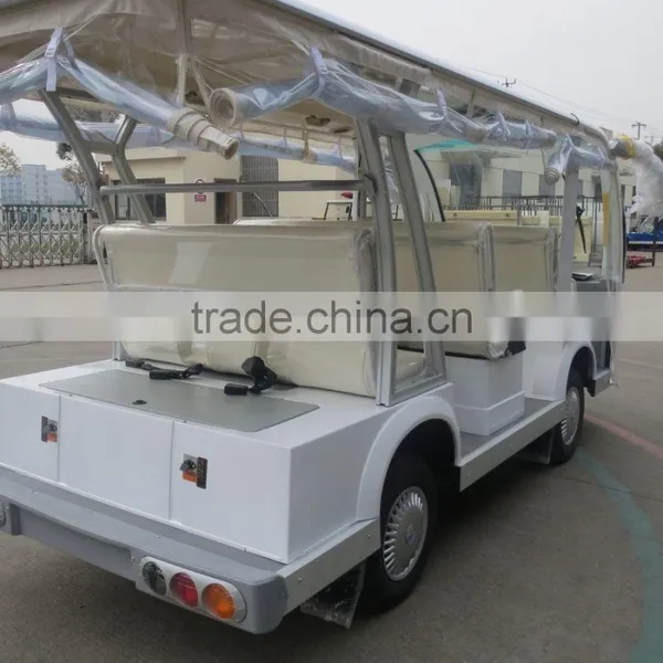 Pure White 14 Passenger Shuttle Bus From Suzhou Eagle photo-4