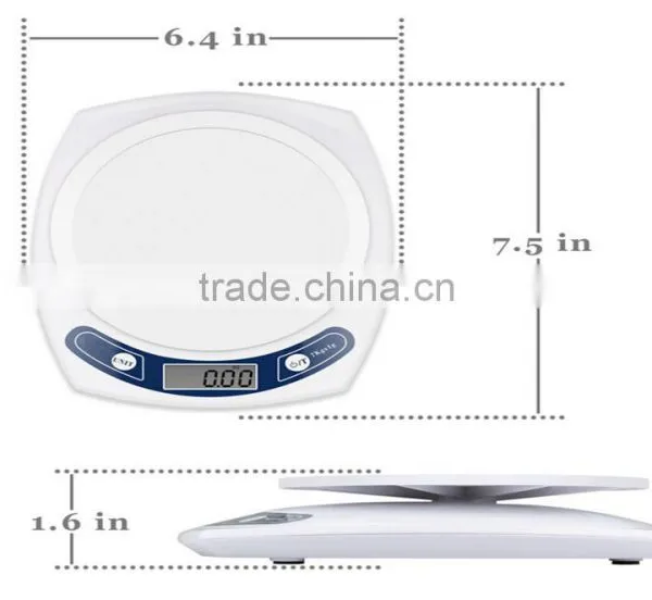 5000g/1g 5kg Food Diet Postal Kitchen Digital Scale Scales Balance photo-2