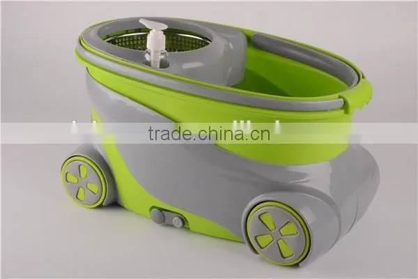 Easy Going Mop and Power Saving Spin Mop With Two Wheels photo-3