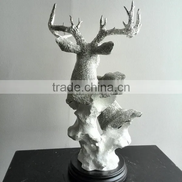 Polyresin Reindeer Sculpture Home Decoration photo-6