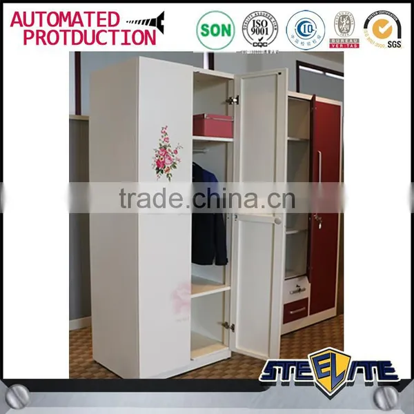 Spraying Decoration 3 Door Metal Wardrobe Godrej Almirah Designs With Price photo-6