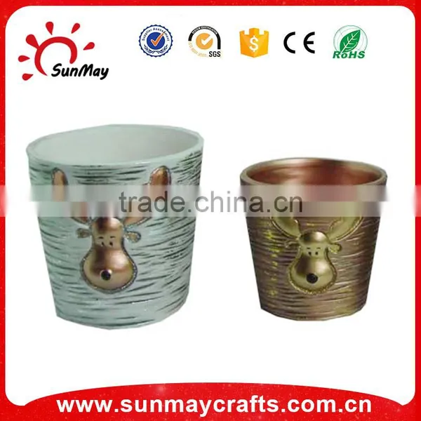 Ceramic Pumpkin Shaped Flower Pot for Halloween photo-4