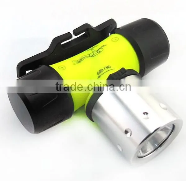 Waterproof T6 Diving Headlamp Light 10w LED Headlights Diving Flashlight Charging photo-2