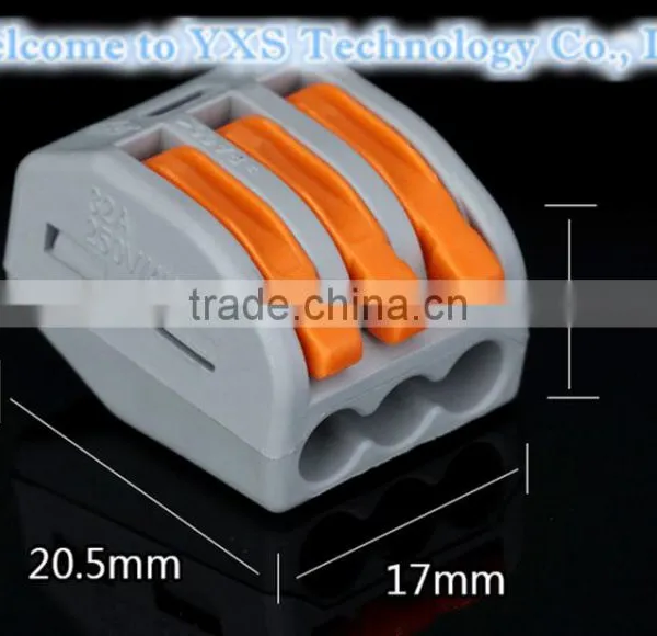Wire Connector Terminal Hard and Soft Wiring Quick Connector PCT-213/20.5*17*14.5 photo-4