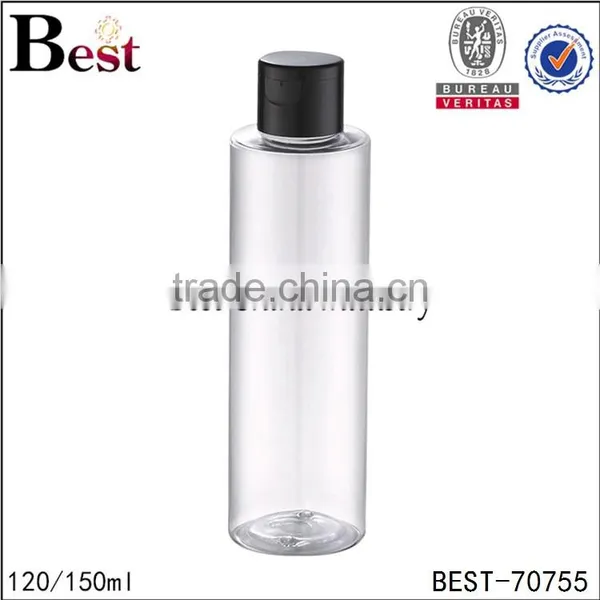 200ml 250ml Hotel Custom Shampoo Bottle Flip Top Cap Clear Round Plastic Packaging Custom Shampoo Bottle photo-5