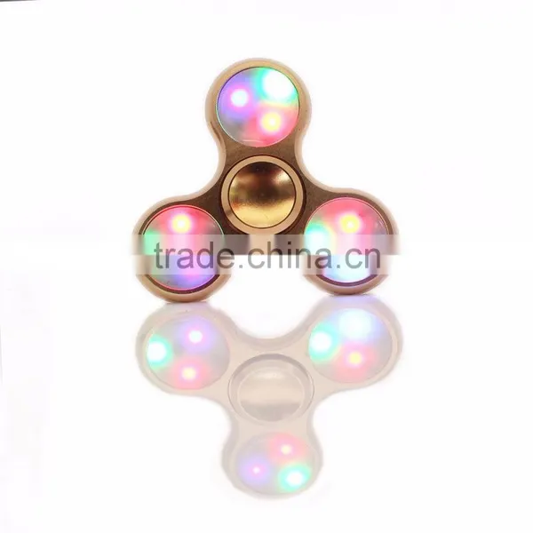 Amazon Hot Selling Finger Toy LED Fidget Spinner Hand Spinner For Adult photo-2