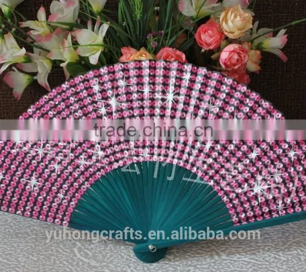 Japanese High Quality Bamboo Paper Fan photo-6