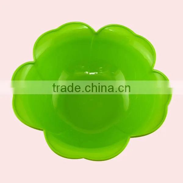 Double Layer Flower Shape Multi-purpose Kitchen Plastic Sieve With Lid photo-2