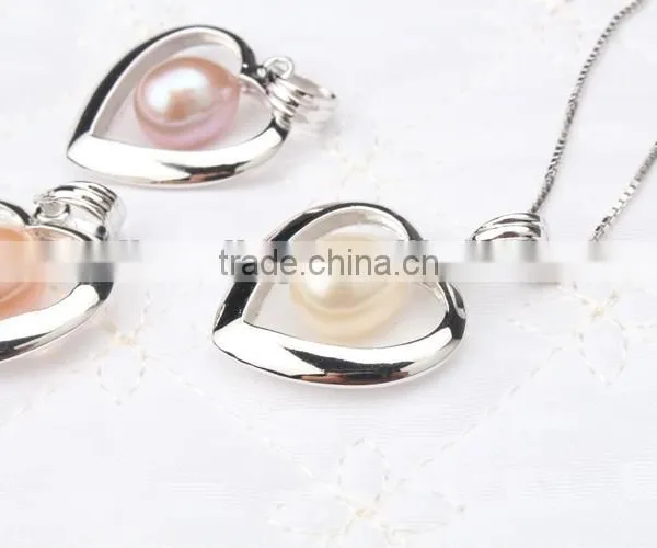 Heart Shap Pearl Pendants photo-2