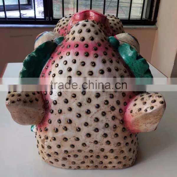 Dragon Mask Wall Hanging Decor Handmade in Nepal photo-5
